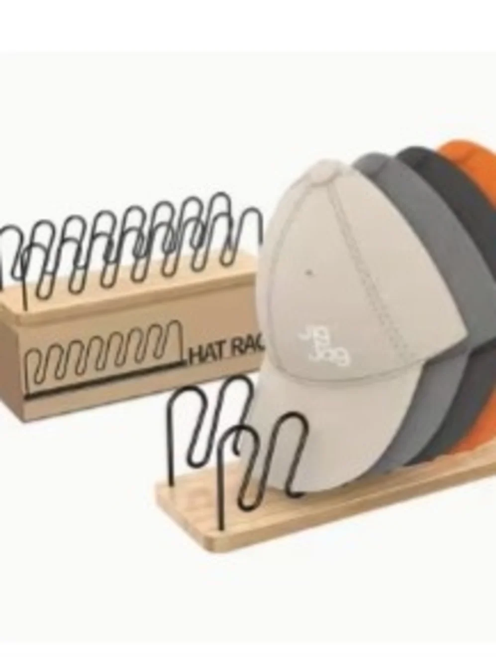 Wooden Baseball Cap Organizer